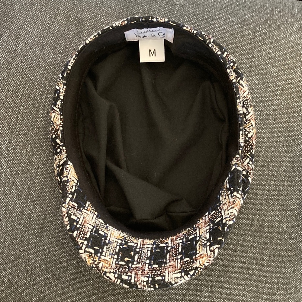 Free People Tweed Baker Boy Hat NWOT - Picture 4 of 6
